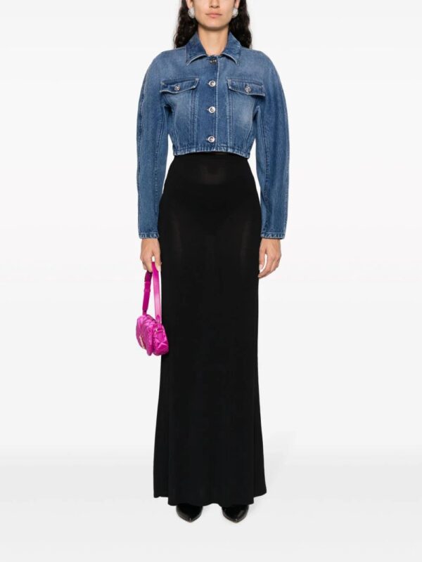 Versace  cropped denim jacket - Image 2