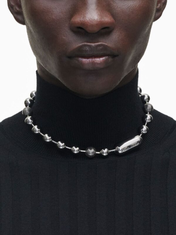 Marc Jacobs  logo-engraved ball-chain necklace - Image 2