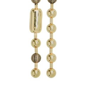 Marc Jacobs  logo-engraved ball-chain earrings