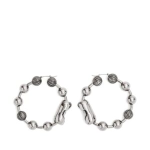 Marc Jacobs  ball-chain hoop earrings