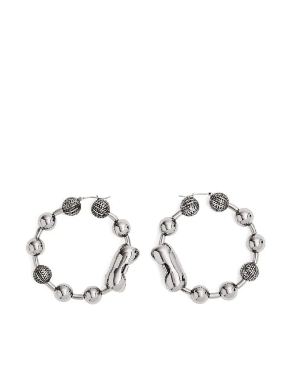Marc Jacobs  ball-chain hoop earrings