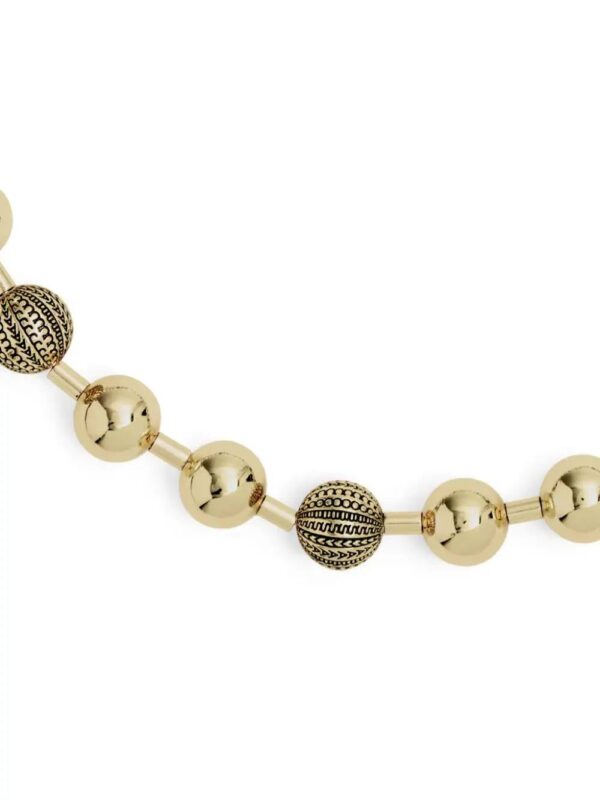 Marc Jacobs  logo-engraved ball-chain necklace - Image 2