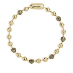 Marc Jacobs  logo-engraved ball-chain necklace