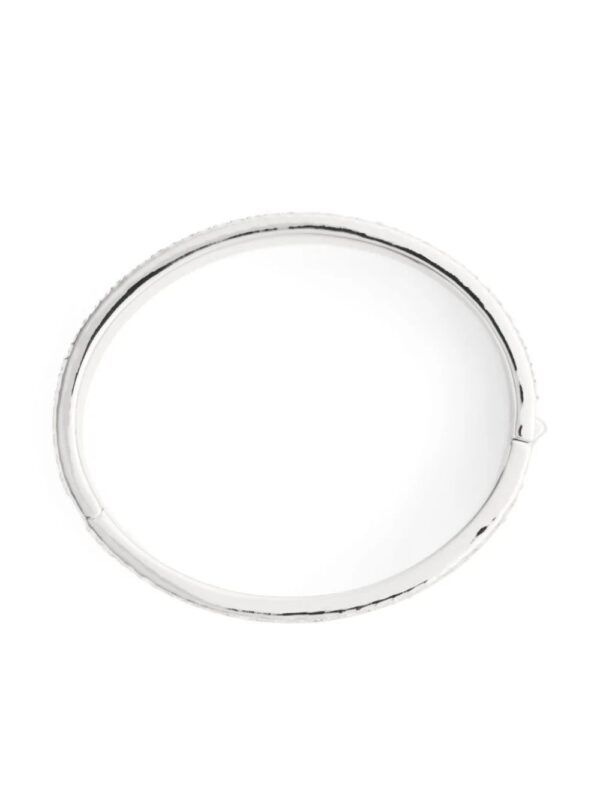 Marc Jacobs  logo-lettering crystal-embellished bracelet - Image 3