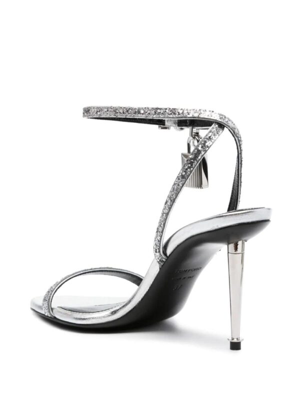 TOM FORD  Padlock 85mm glitter sandals - Image 3