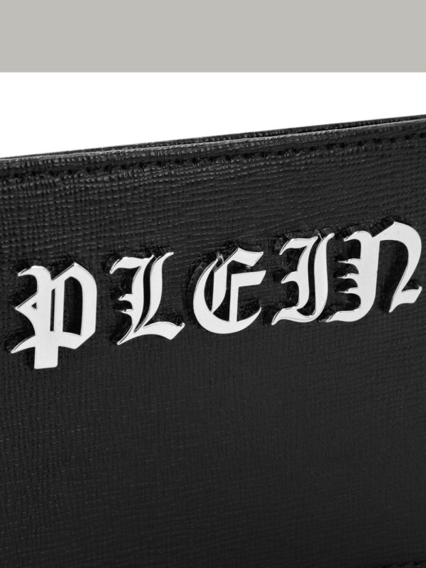 Philipp Plein monogram-plaque leather cardholder - Image 4