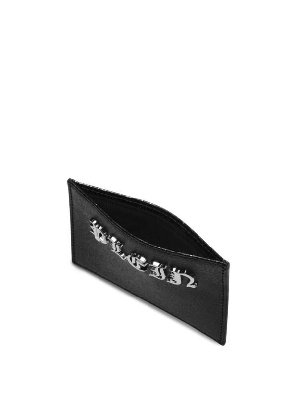 Philipp Plein monogram-plaque leather cardholder - Image 3