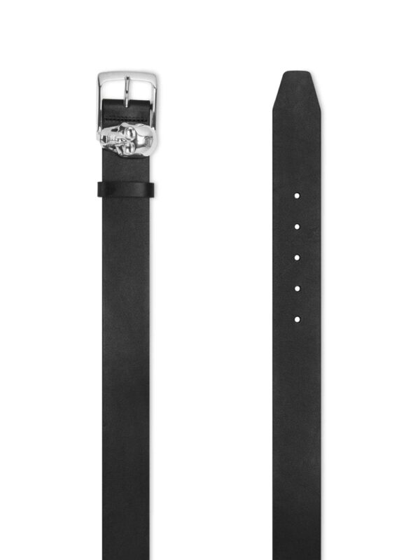 Louis Vuitton skull-buckle leather belt - Image 2