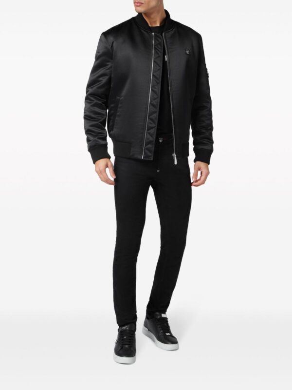 Philipp Plein  satin-finish bomber jacket - Image 2