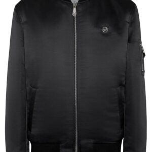 Philipp Plein  satin-finish bomber jacket