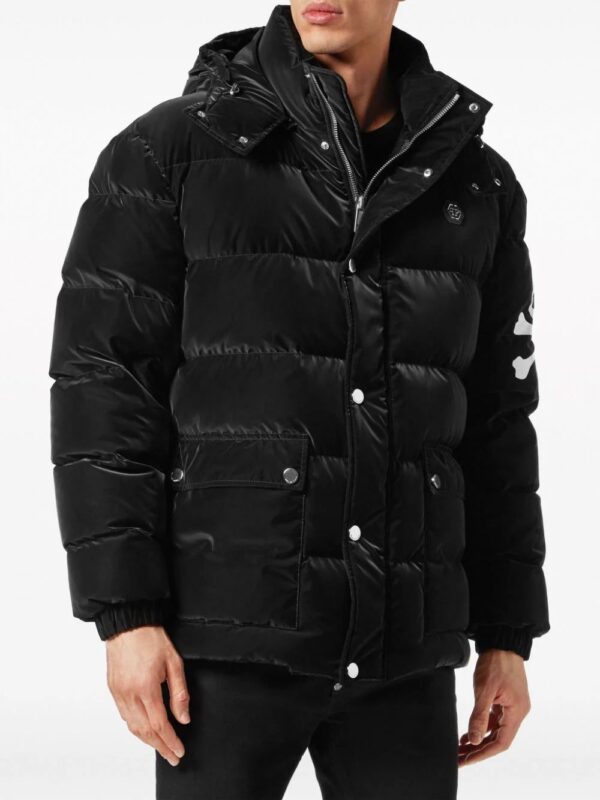 Philipp Plein  skull-print quilted jacket - Image 3