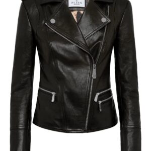 Philipp Plein  leather biker jacket