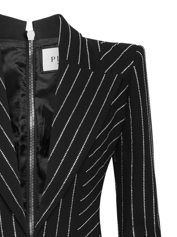 Philipp Plein Cady pinstripe-pattern minidress - Image 2