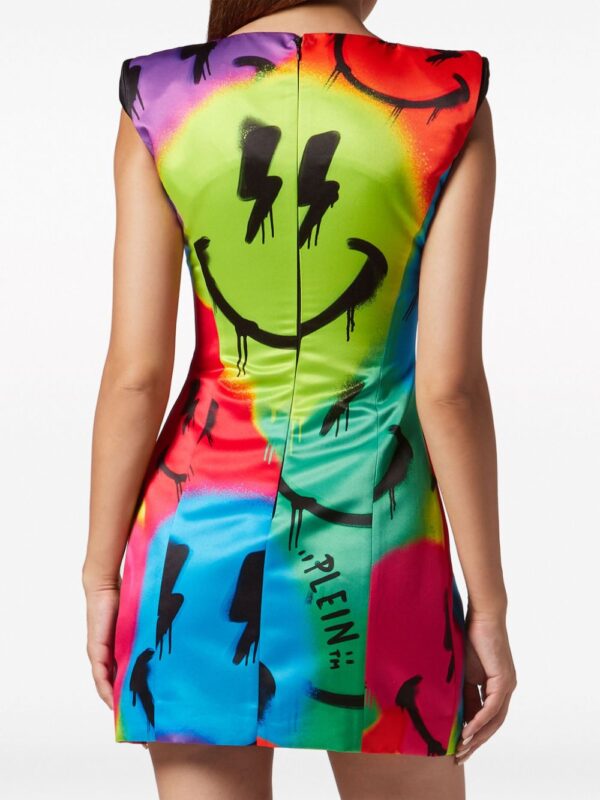 Philipp Plein all-over graphic-print mini dress - Image 2