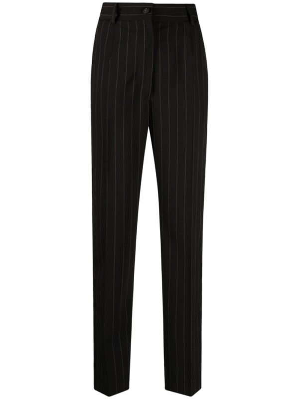 Dolce & Gabbana  stripe-pattern wool tapered trousers