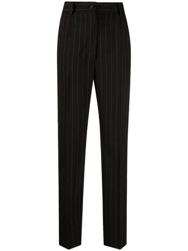 Dolce & Gabbana  stripe-pattern wool tapered trousers