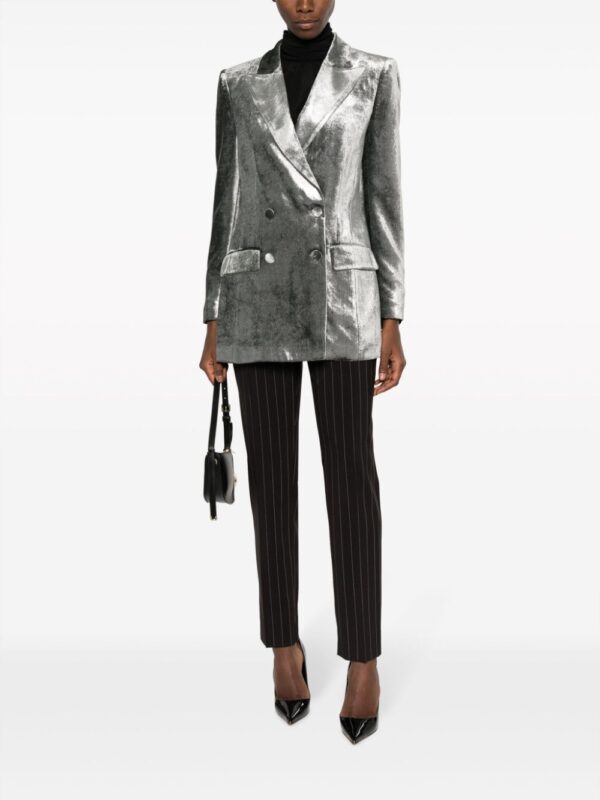 Dolce & Gabbana  stripe-pattern wool tapered trousers - Image 2