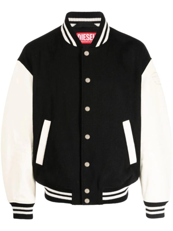 Diesel  L-Franz colour-block bomber jacket