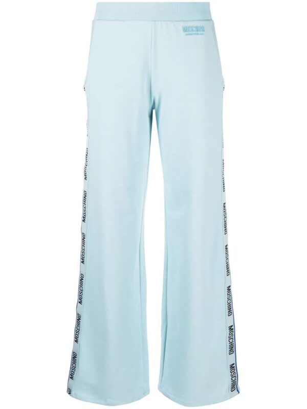 Moschino  logo-trim jersey-cotton track pants
