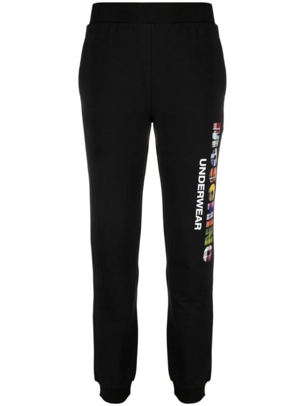 Moschino  logo check-patern track pants