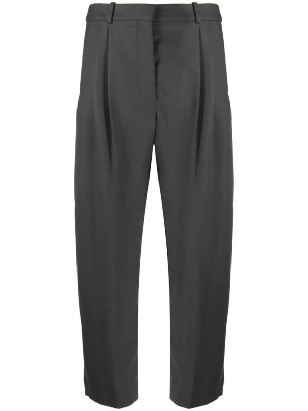 Stella McCartney  cropped pleated wool trousers