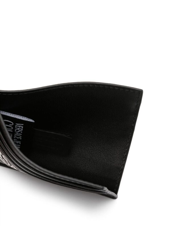 Versace Jeans Couture logo-print leather cardholder - Image 3