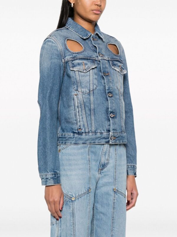 Off-White  cut-out denim jacket - Image 3