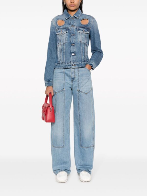 Off-White  cut-out denim jacket - Image 2