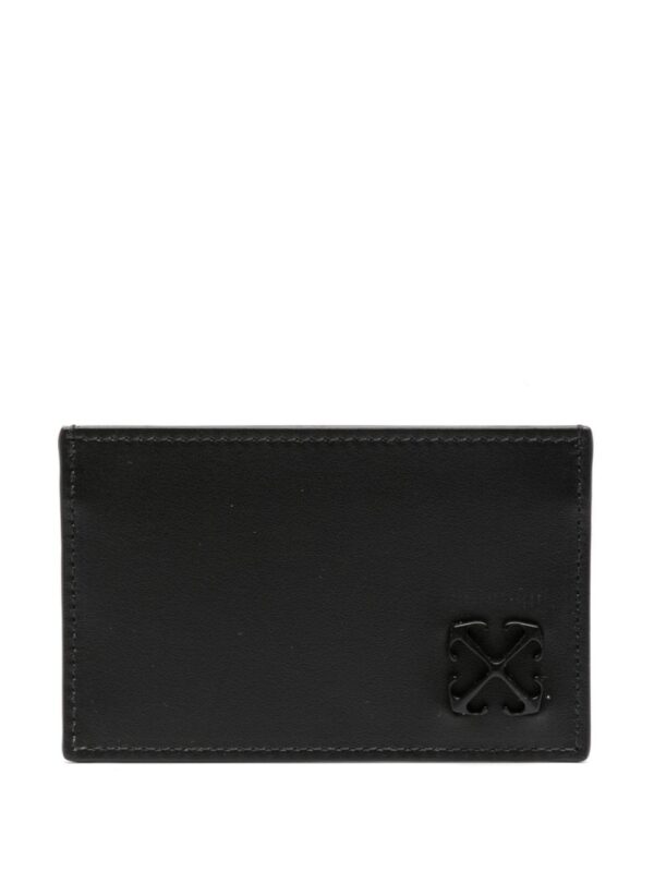 Off-White Arrows-motif leather cardholder