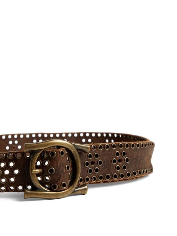Louis Vuitton perforated leather belt - Image 4