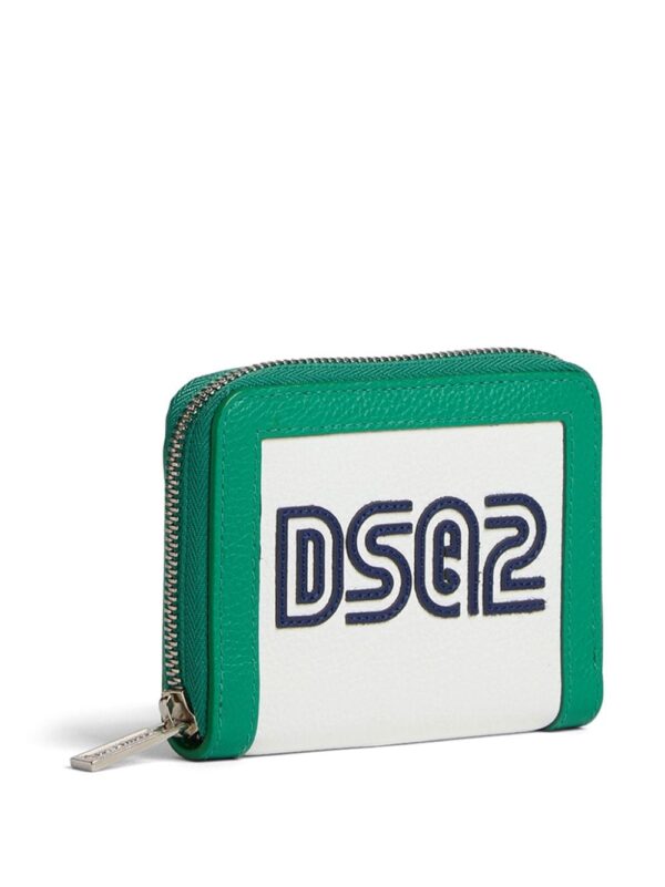 DSQUARED2 logo-embroidered leather wallet - Image 5