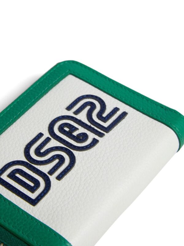 DSQUARED2 logo-embroidered leather wallet - Image 3