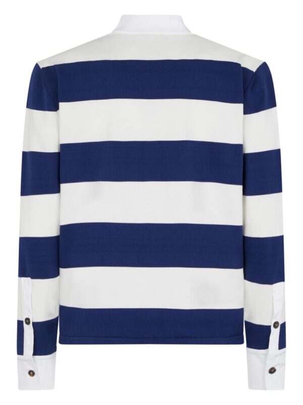 Dsquared2 logo-embroidered striped polo shirt - Image 2