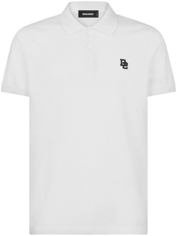 Dsquared2 logo-embroidered polo shirt