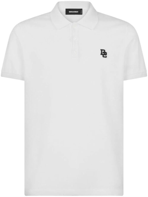 DSQUARED2  logo-embroidered polo shirt