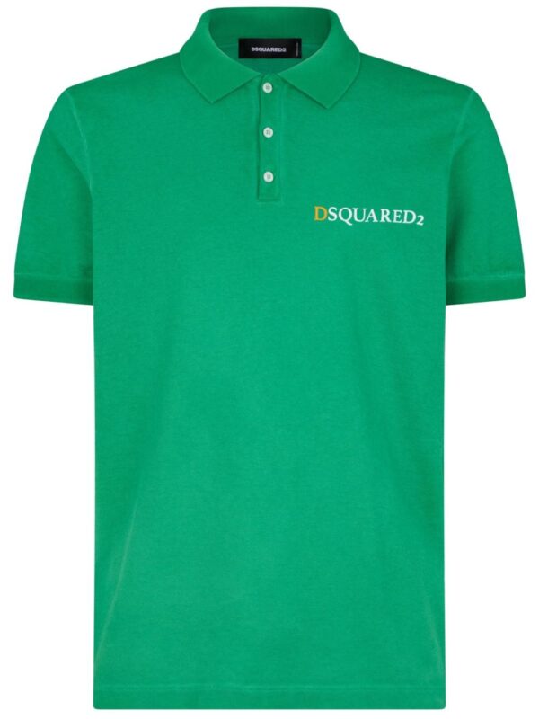 Dsquared2  logo-print cotton polo shirt