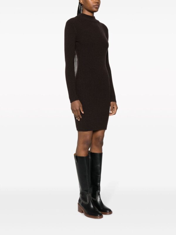 Michael Michael Kors long-sleeved ribbed-knit minidress - Image 3