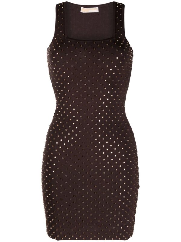 Michael Michael Kors stud-embellished sleeveless minidress