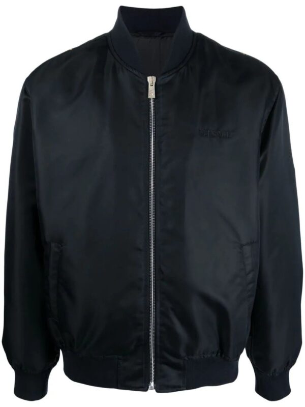 Versace  graphic-print bomber jacket