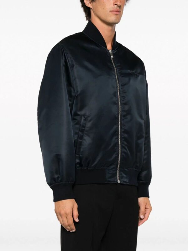 Versace  graphic-print bomber jacket - Image 4
