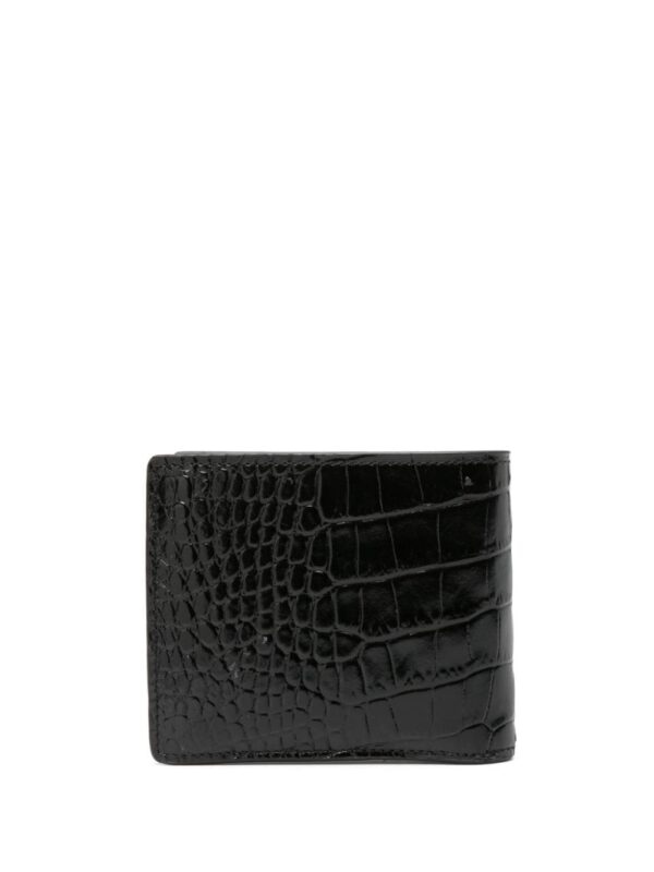 Versace crocodile-effect leather wallet - Image 4