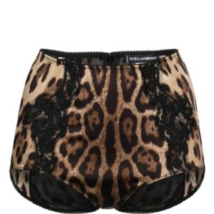 Dolce & Gabbana  leopard-print high-waist briefs