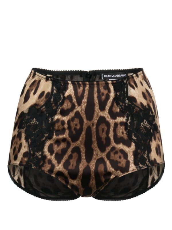 Dolce & Gabbana  leopard-print high-waist briefs
