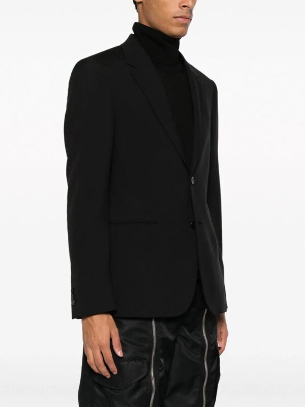 Off-White  slogan-print virgin wool blazer - Image 3