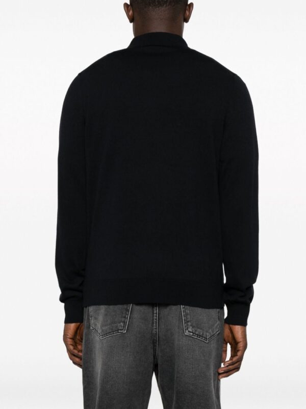 Fred Perry logo-embroidered long-sleeve polo shirt - Image 4
