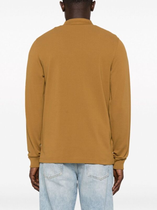 Fred Perry logo-embroidered long-sleeve polo shirt - Image 4