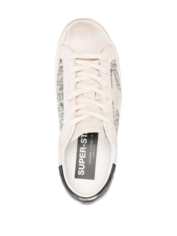 Golden Goose Super-Star glitter suede sneakers - Image 4