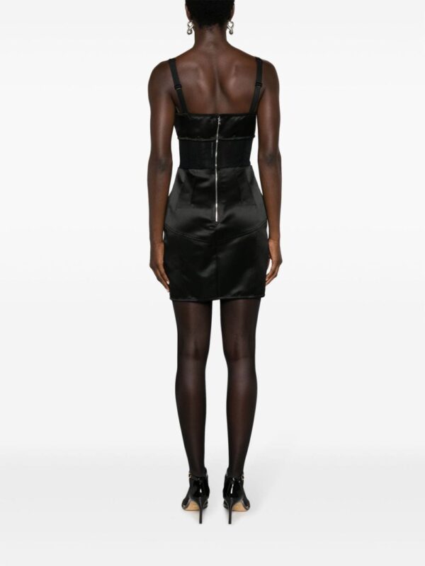 Dolce & Gabbana panelled silk-satin corset dress - Image 4