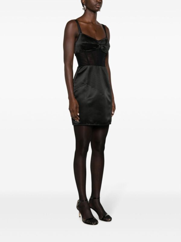 Dolce & Gabbana panelled silk-satin corset dress - Image 3