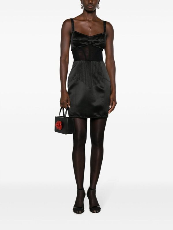 Dolce & Gabbana panelled silk-satin corset dress - Image 2